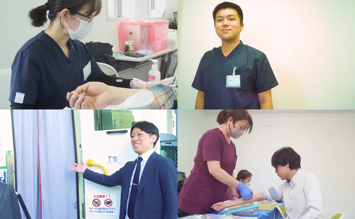 レントゲンを見る医者